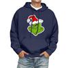 Men's Print Hooded Sweatshirt Long-Sleeve Casual Pullover Hoodie Hooded Sweatshirt