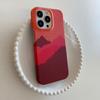 For iPhone 15 Pro Max Case Water Transfer Printing Drop-Proof PC Cell Phone Cover