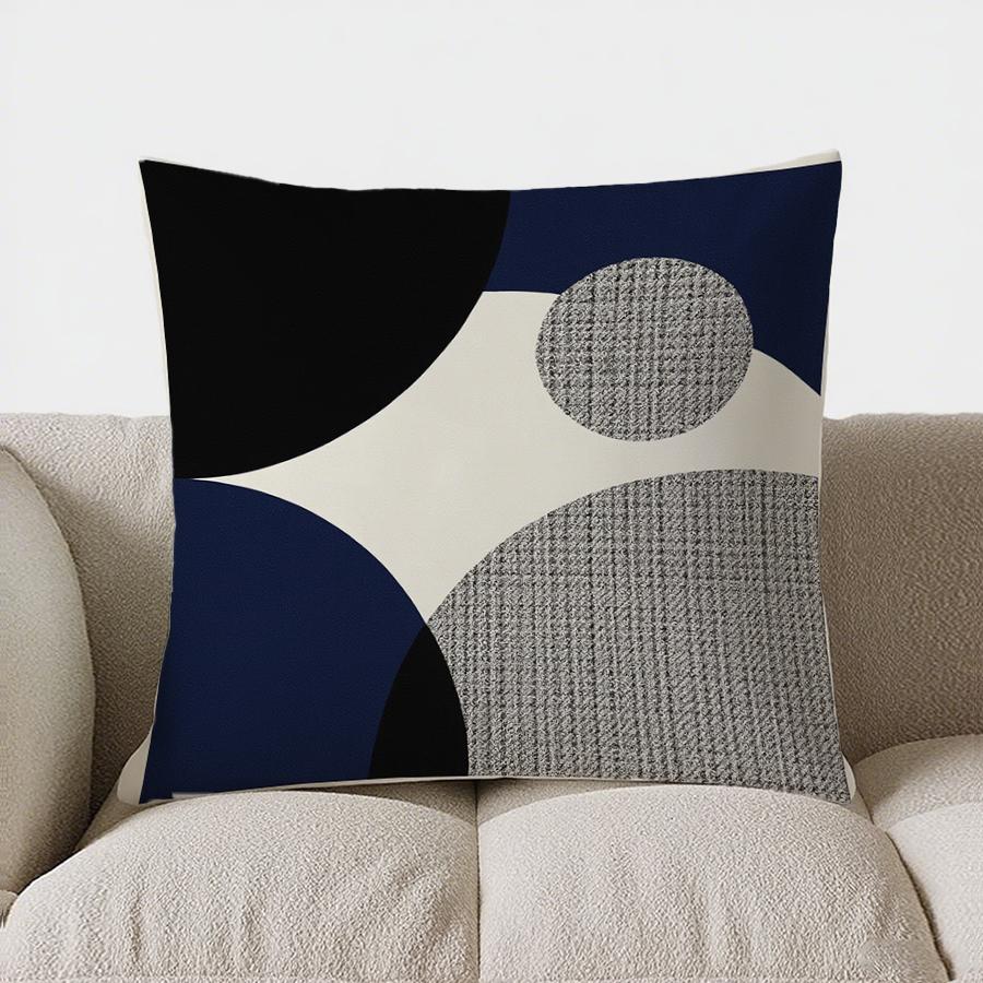 Heimdeko Modernes Geometrisches Muster Dekorative Kissenhülle für Sofakissen, Schlafzimmerkissen, Autokissenbezug