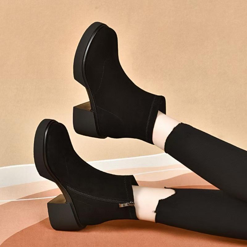Thick Bottom Women's Boots Stretch Boots Cotton Boots