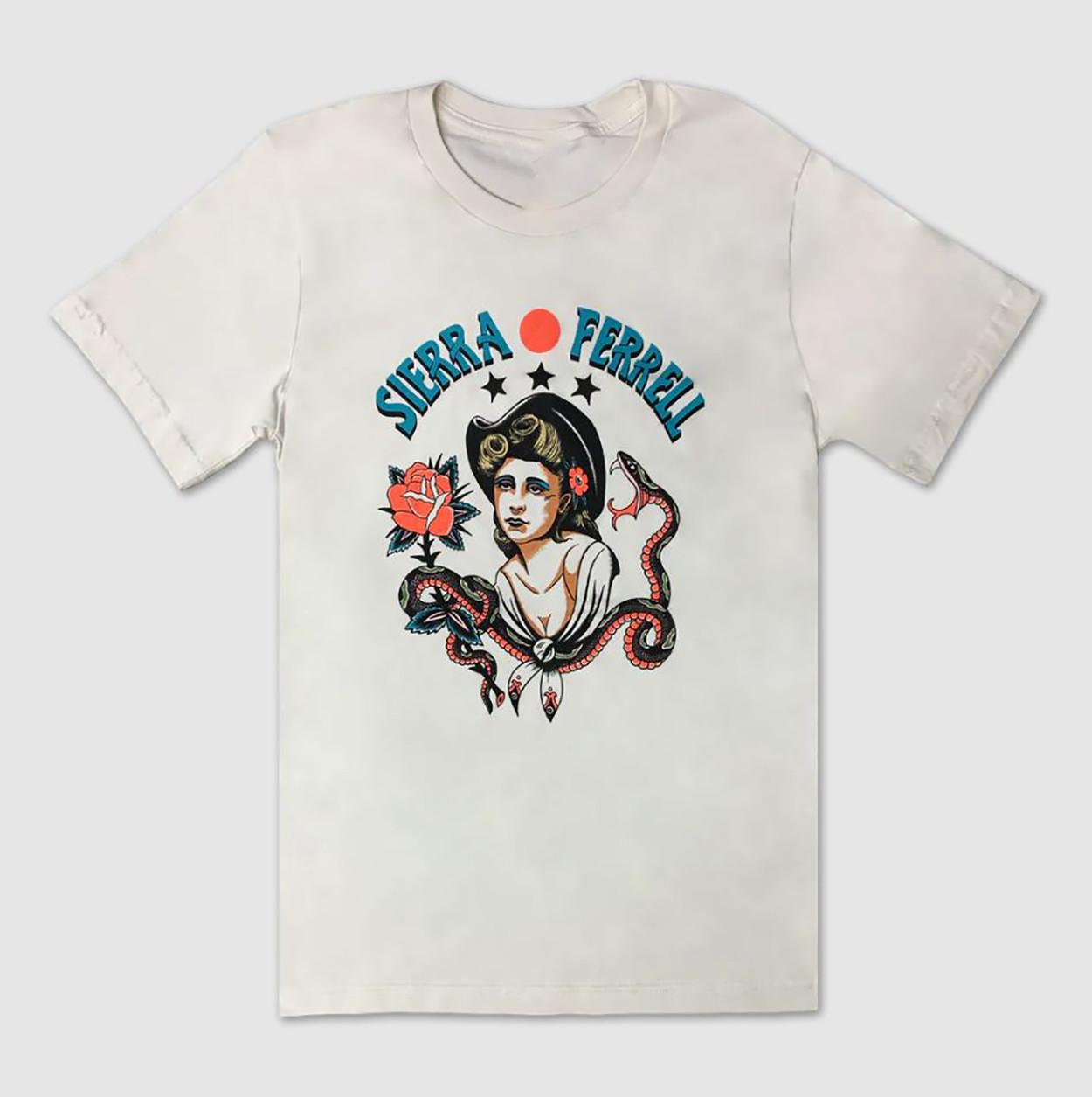 Sierra Ferrell Concert Tour Music Unisex Cotton T-Shirt Full Size AL469 XXXL