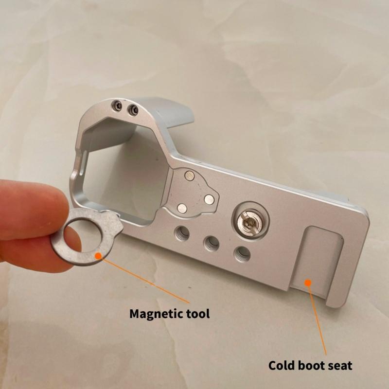 L Bracket Mounting Plate Hand Grip Compatible For ZV E10 Camera Lightweight And Durability Wood Hand Grip