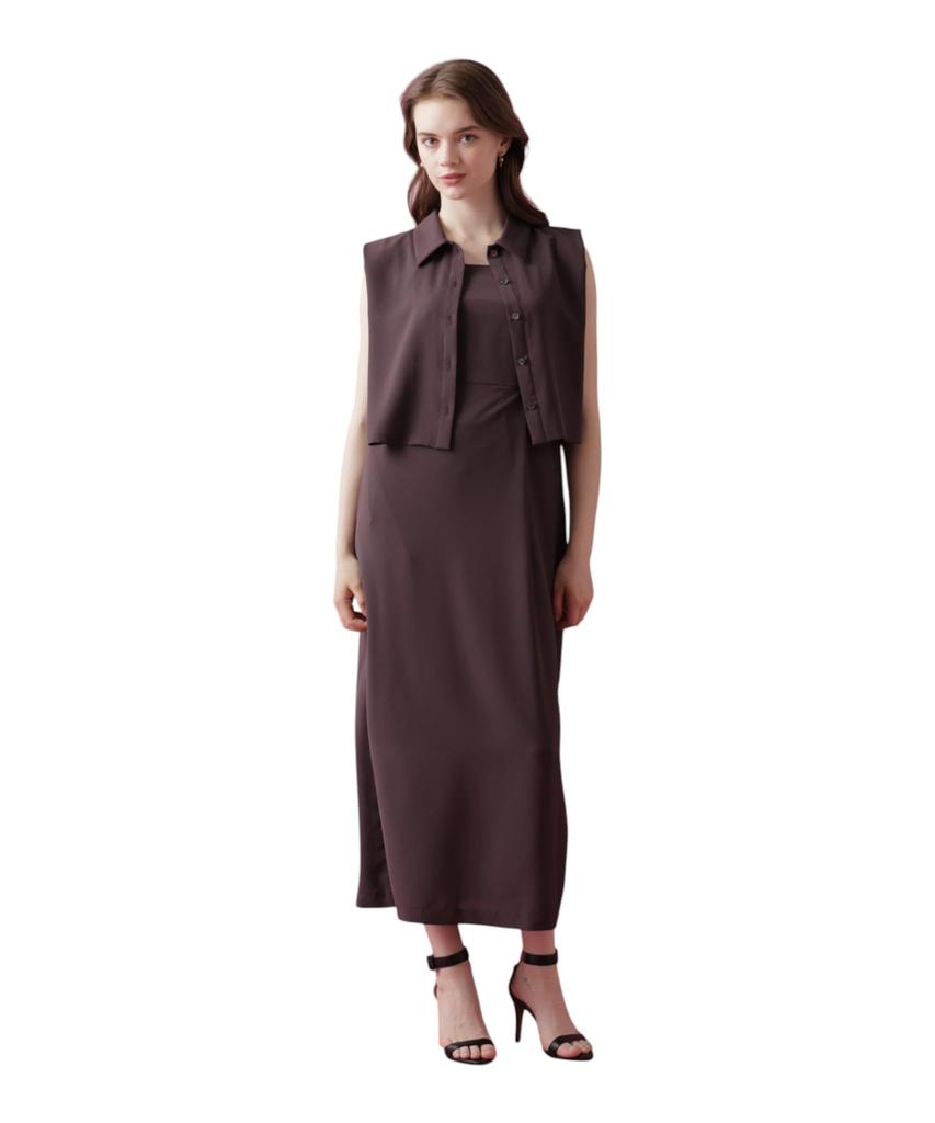 Dress Ensemble 38 [Pinky & Dianne] 031-6240714 Women's 050_Brown