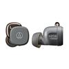 Audio-Technica ATH-SQ1TW STB Wireless Earphones, Stone Black, Bluetooth, Fast Charging, Compact, Lightweight, Sustainable