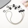Yi Lian Acrylic Beaded Phone Chain: Pearl Crossbody Strap Charm for Women