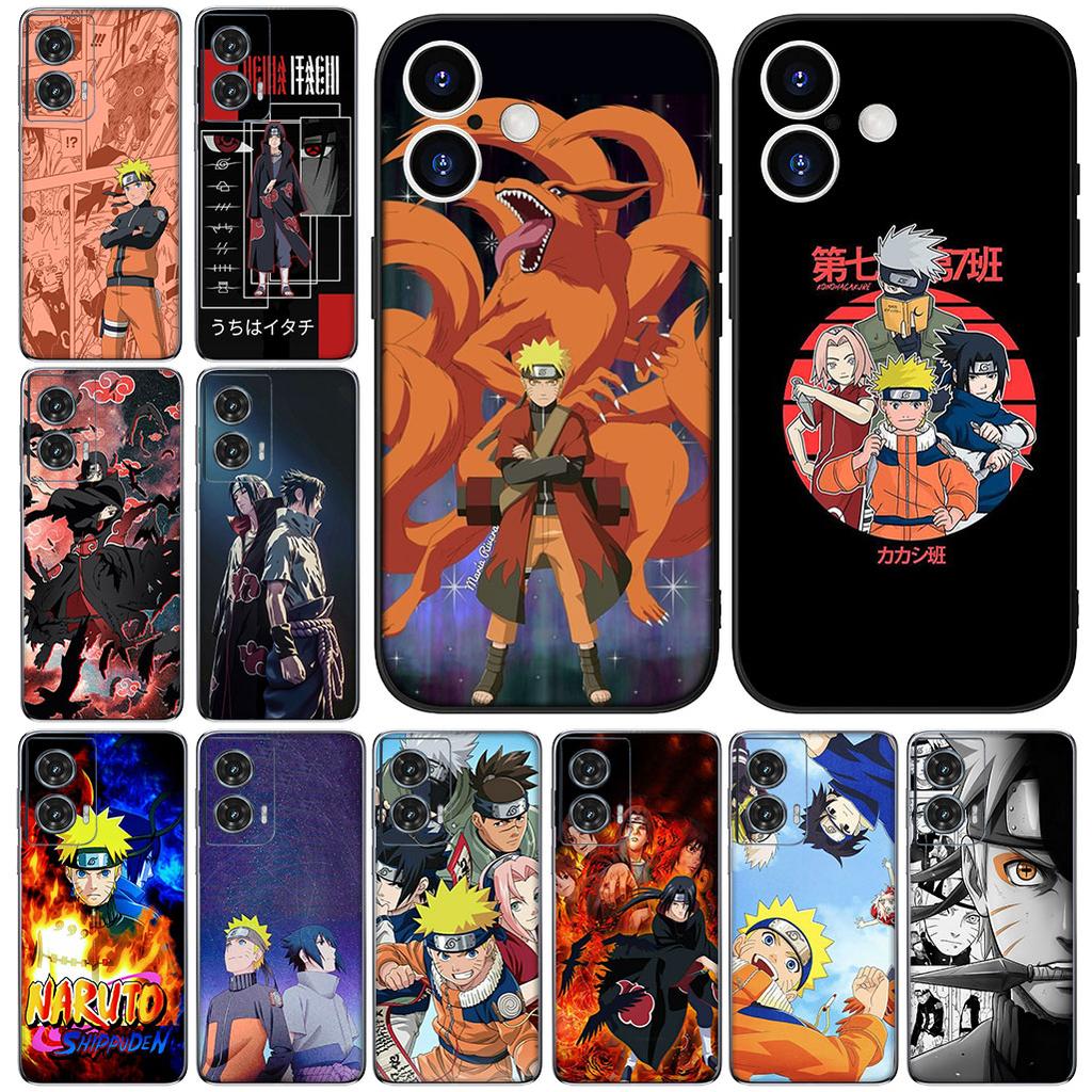 Cover Narutos Sasuke Uchiha Itachi for Motorola Moto Edge 50 30 One Fusion 40 Neo Ultra Pro 20 Lite G50 G85 E15 E14 Phone Case