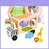 Holz-Lern-Vierrad-Tier-Intelligenzauto für Kleinkinder und Kinder im Alter von 1-6 Jahren