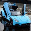 1/32 Maseratis MC20 Cabrio Coupe Alloy Sports Car Model Diecast Metal Track Racing Vehicles Car Model Sound and Light Kids Gifts