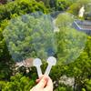 10 Stücke Blanko Kunststoff Transparent Fans Kinder Diy Kunst Fan Hochzeit Geburtstag Party Zurück Geschenke Freundin Freund Kreative Geschenke