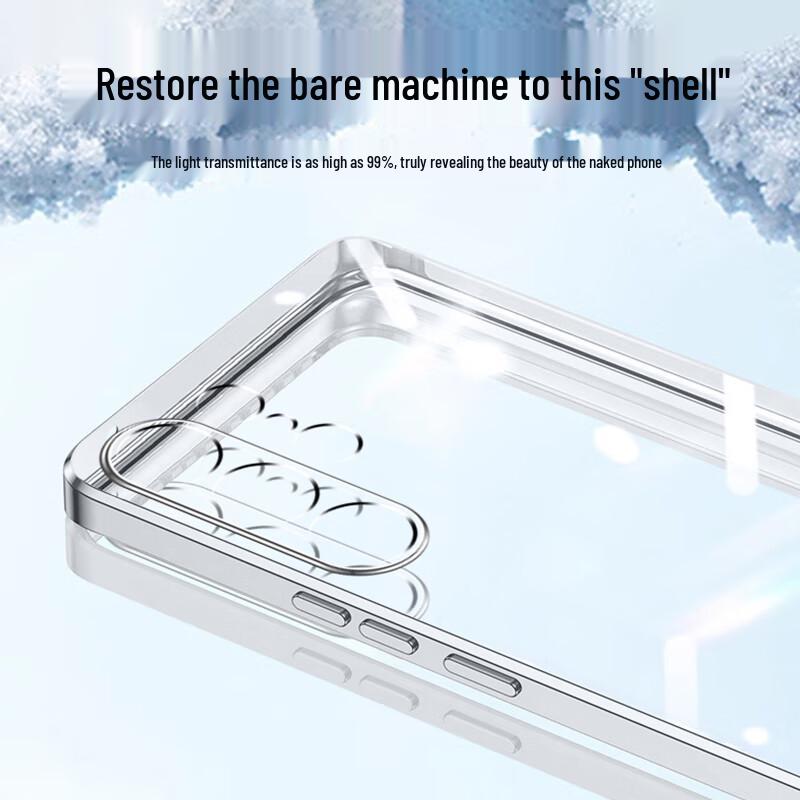 Samsung S23 Ultra Transparente Stoßfeste Handyhülle