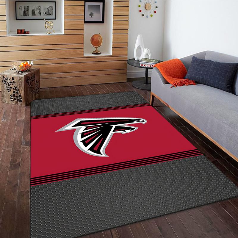 Falcons Logo Carpet, Kitchen Rugs, Yoga Mat, Non-Slip Mats, Rug for Bathroom, Living Room Bedroom, Camping Rugs Christmas Gift