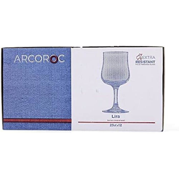 Set De Verres - ARCOROC - Standard - Verre Trempé - 12 Pièces - Compatible Lave-vaisselle