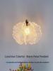 Modern French Cream Pendant Lights: Minimalist Bedside and Hallway Fixtures