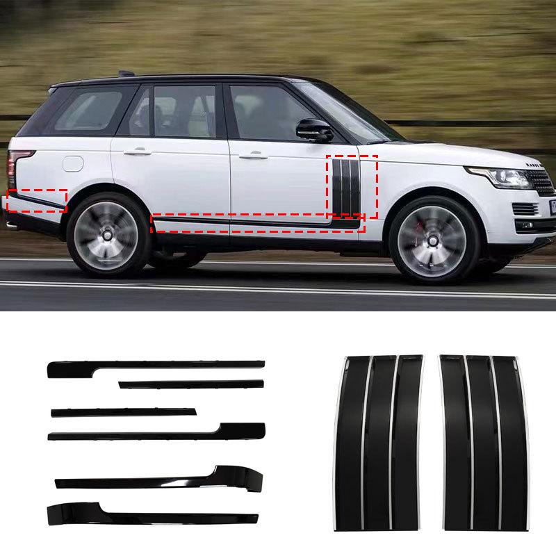 Trim Kit for Range Rover 18-22: Grille, Shark Gill, Handle Cover, Tailgate, and Body Trim
