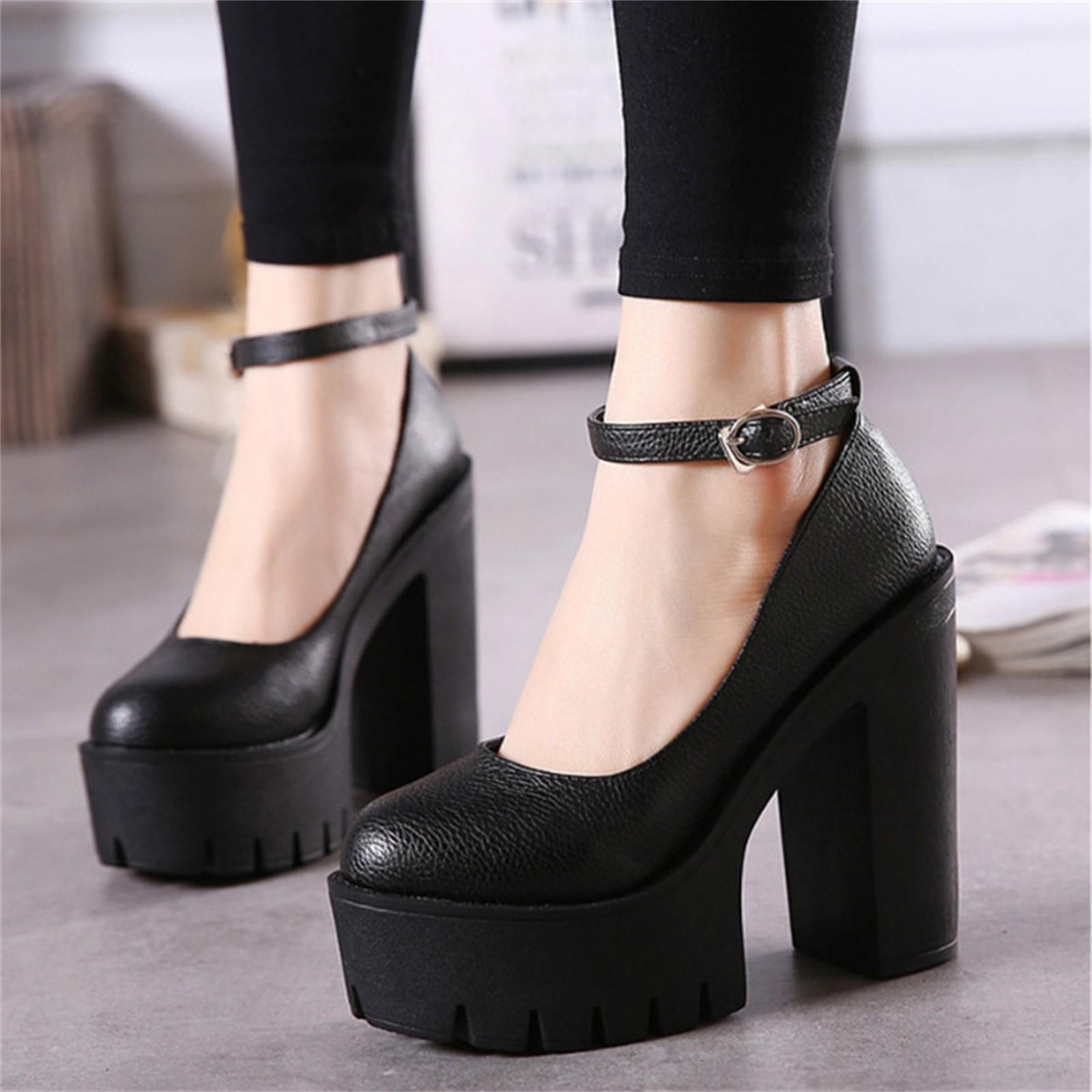 Spring And Fashion Shallow Pointed-Toe High Heels Sexy Party Shoes 43 чёрный