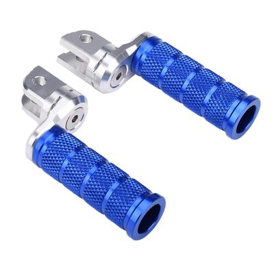 LEDISHUN Adjustable Step Bar Set for Suzuki GSX250R, GSR250, Gixxer 150, Gixxer 250, Gixxer SF250, and V-Strom 250 (All Models) (Blue)
