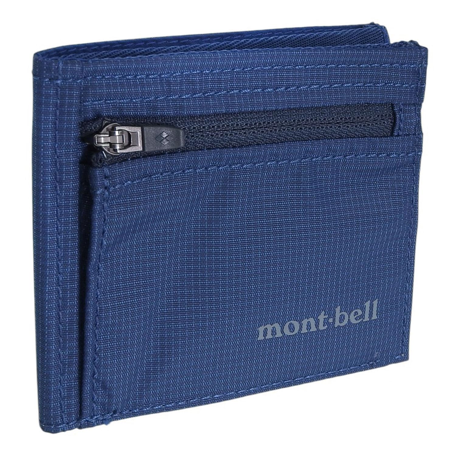 montbell flat wallet 1133371 nylon bifold compact navy
