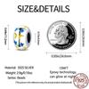 S925 Sterling Silver Clasp Silver Charms Silicone Spacer Beads Safety Chain Fit Original  Bracelet  Jewelry Women New In