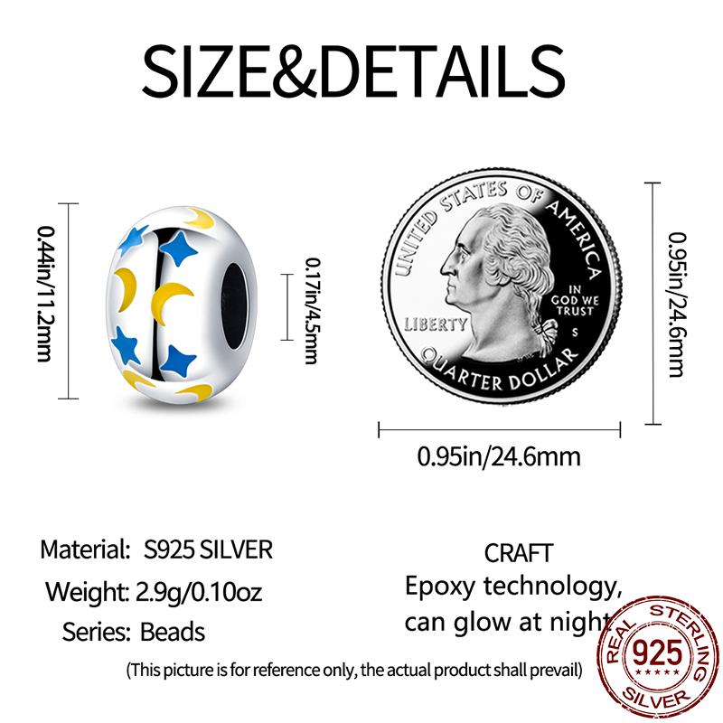 S925 Sterling Silver Clasp Silver Charms Silicone Spacer Beads Safety Chain Fit Original  Bracelet  Jewelry Women New In