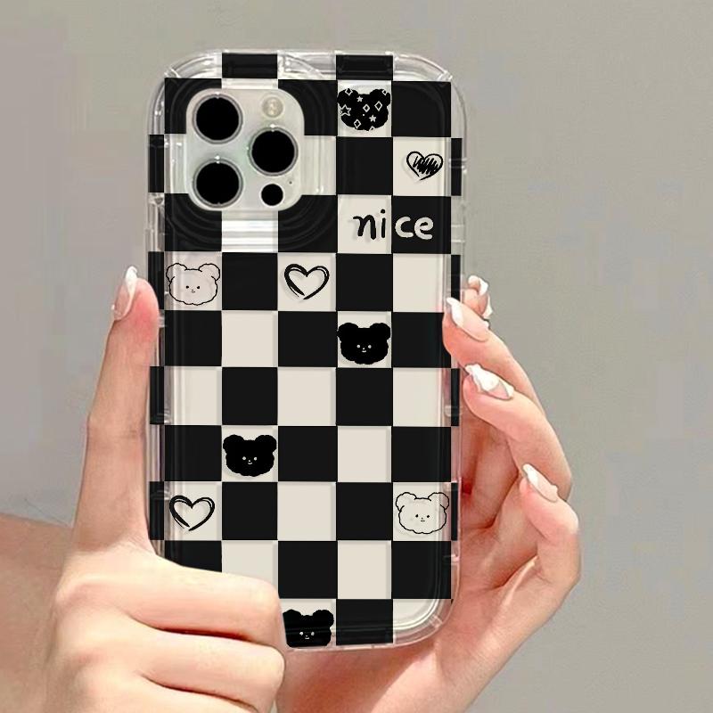 Smile Phone Case For Iphone 11 13 Pro Max 14 15 12 XR 7 8 Plus X Xs SE  14promax 15promax 13promax Soft Silicon Fundas Cover