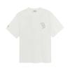MLB Basic Mega T Shirts Unisex Ivory Crew Neck Moderate Straight Fit 3ATSB0654-43IVS