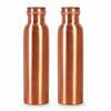 Nirmal Ganga Koperen Waterfles - 1 Liter, Verpakking van 2
