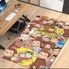 Custom Name Curious George Printed Carpet, for Office Chair Living Room Bedroom Kitchen Room Decor Gifts.