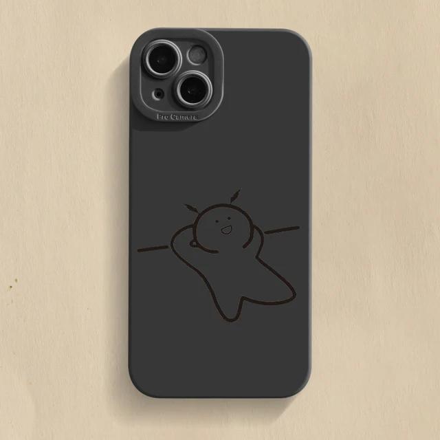 

Матовий силіконовий чохол для телефону Funny Cartoon Matchman для iPhone 16 15 14 13 12 11 Pro X XS Max XR 7 8 Plus протиударна м яка обкладинка For iPhone 16Pro Max дубильна кора