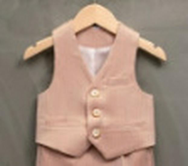 Traje de Florista Estilo Britânico Outono/Inverno para Bebês de 1 Ano - Roupa de Aniversário e Casamento