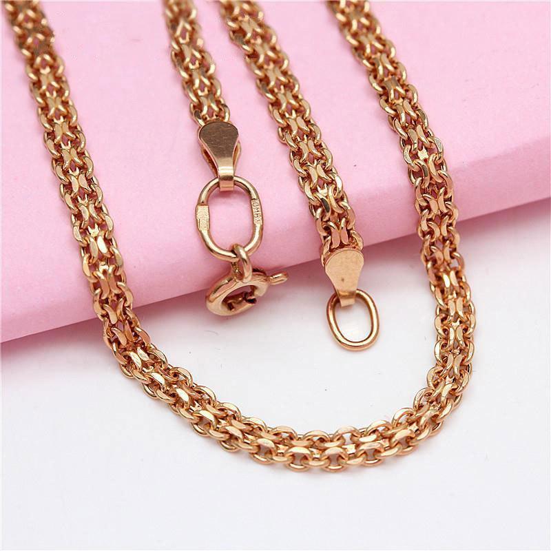 

Изысканное русское фиолетово-золотое кружевное ожерелье, простое, легкая роскошь, темперамент, позолоченная розовым золотом, двухслойная цепочка с крестом, украшение для женщин (45cm rose gold chain)