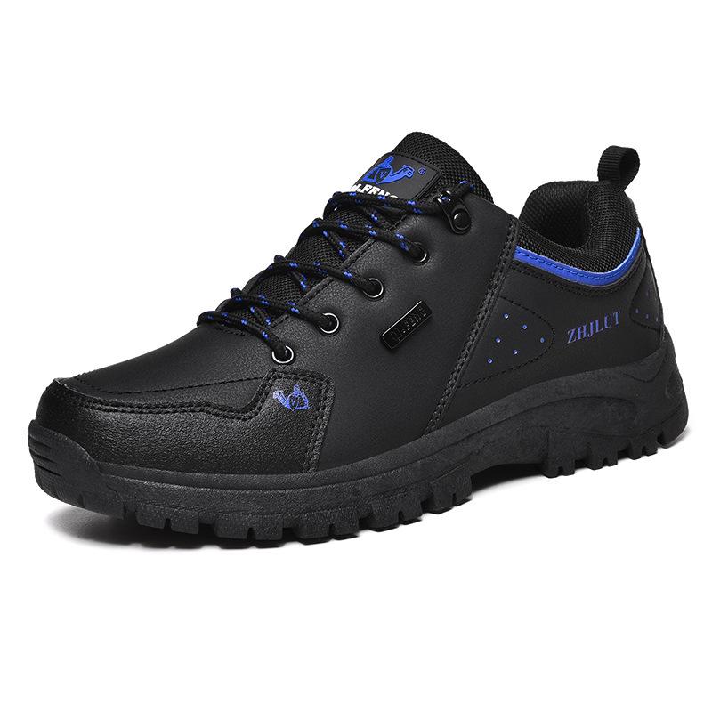 Autumn/Winter Outdoor Low-Top Hiking Shoes for Men & Women - Cotton Lined