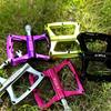 Bicycle Pedals CNC Colorful Aluminum Alloy Ball Bearing Mountain Bike Off-road Accessories