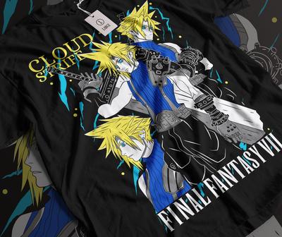 FF7 VII G-Bike Portraits Premium Unisex T-shirt