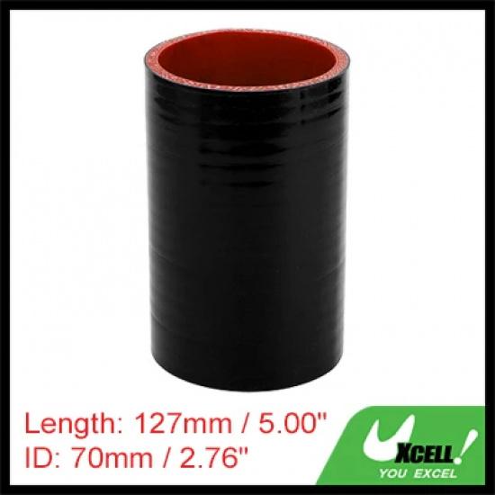 UXCELL 60/63/65/68/70/76/80/83/90/102/127/152mm ID Longueur 127mm Angle 0 Degrés 4 Plis Renforcé Haute Température Voiture Silicone Durite de Refroidissement