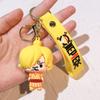 1/6 Piece One Piece Wano Country Q Edition 3D Silicone Keychain Set Luffy Joe Barcelona Bauthorpe Anime Character Bag Pendant