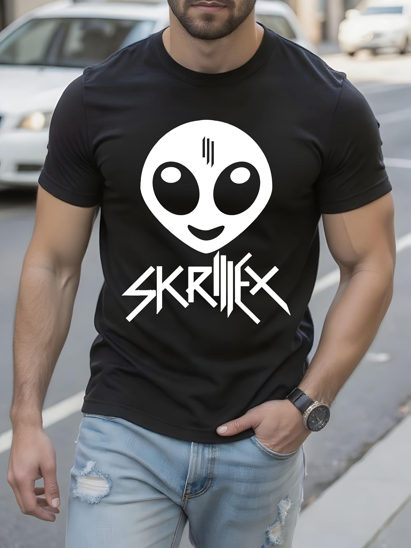 Skrillex Heavyweight Tshirt Black with SKRILLEX Graphic H... XXL