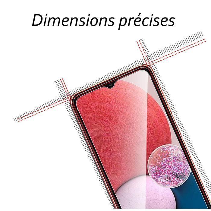 Coque de protection - toproduits® - samsung galaxy a13 4g - noir - verre trempé - résistant aux rayures