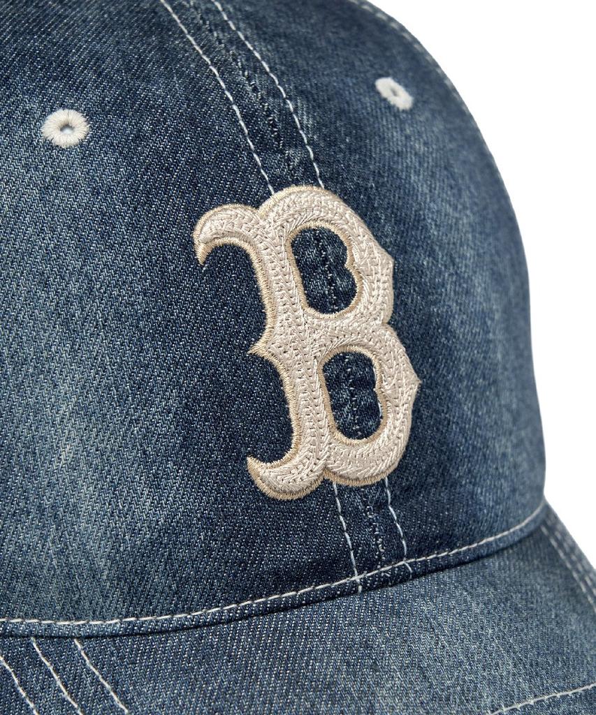 Emelbi Basic Denim Unstructured Ball Cap Bos (Indigo)