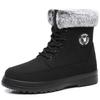 Fashion Winter New Women's Thick Plush Cotton Boots and Mid Top Warm Snow Boots Are Fashionable  Trendy  and Upgraded for Warmth