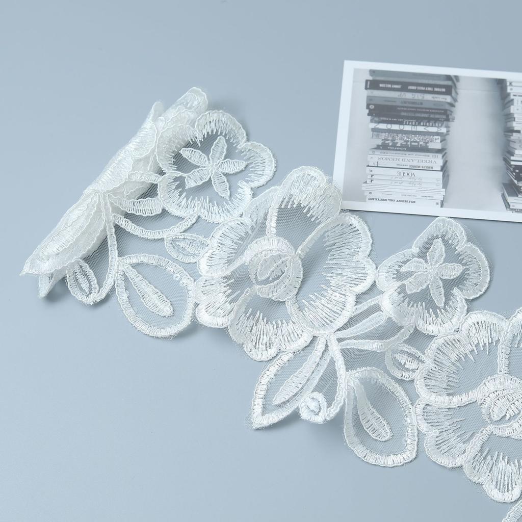 Transparent Sheet Flower Car Bone Lace Lace Clothing Hem Decorative Lace 15Cm