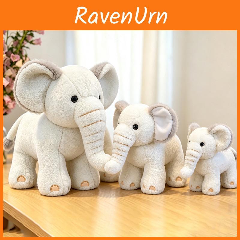 Peluche Elefante Crema Carino Per Bambini Ragazze Ragazzi Regalo Con Imbottitura in Cotone PP