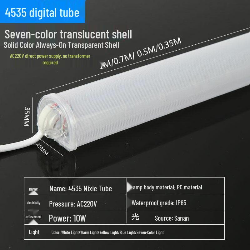 LED-Neonröhre, farbenfrohe, wasserdichte Außenleuchte mit Lauflichteffekt für Schaufensterbeschilderung