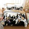 Anime Bleach Toushirou Ichigo Soft Duvet Cover Pilowcase Beding Set Double Twin Ful Quen King Adult People Children Kids Bedclothes Comfortable Quilt