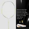21-30 LBS Badminton Racket Carbon Fiber Man Woman Adult High Elasticity Durable Major Attack Racket Defense Competition Level