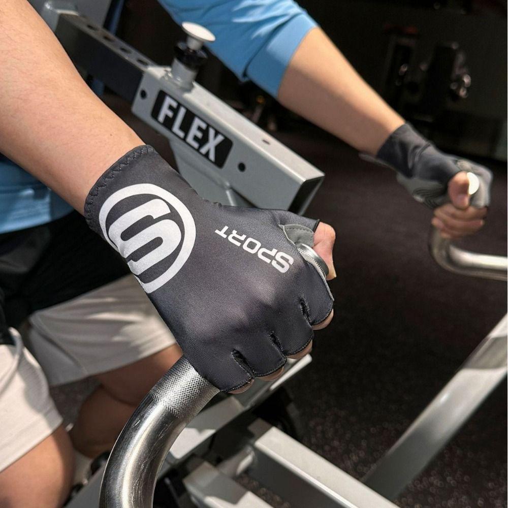 

1Pair Breathable Driving Gloves Sun Protection Fishing Gloves Half-Finger Cycling Glove Sports M