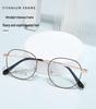 Ultra-light Retro Round Metal Eyeglass Frames for Myopia - Stylish & High-Quality Student Frames