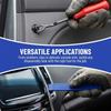5PCS PP&Carbon Steel Interior Door Panel Removal Set Blue&Red Automotive Interior Trim Pry Set  DIY