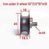 Industrial V-Groove Track Pulley Wheel