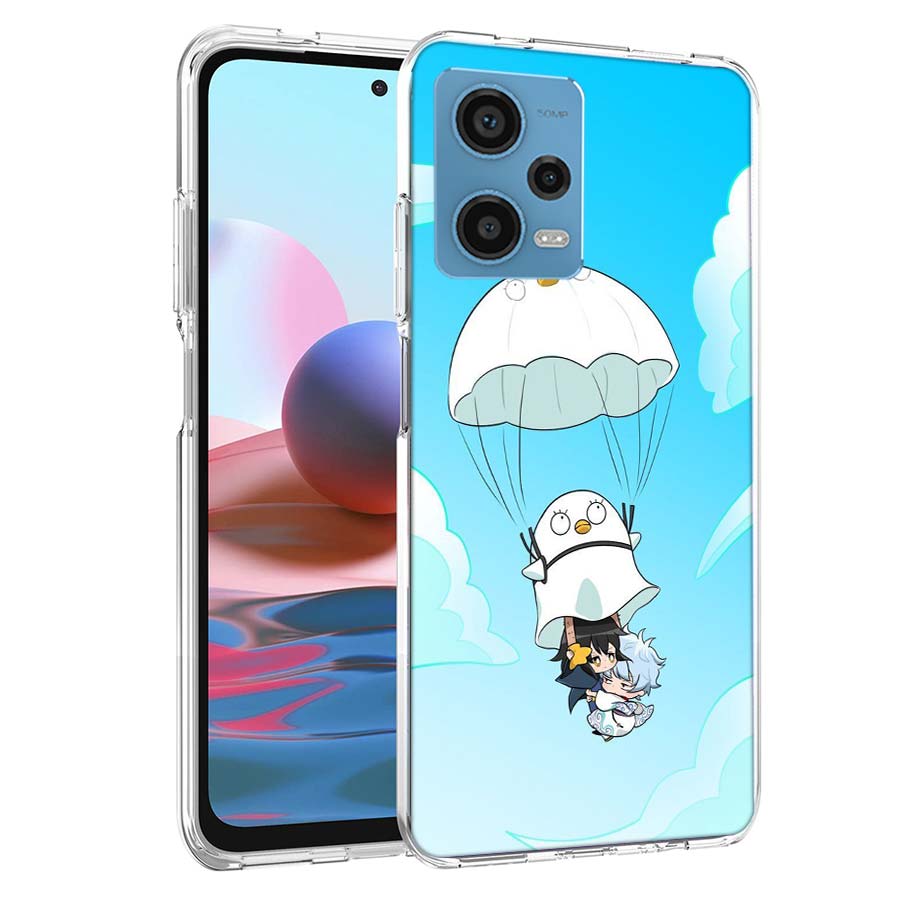 Anime Gintama Mr. Raindrop Phone Case For Redmi Note 13 12 14 15 Pro Plus 13R 11 11T 11E 11S 10 Pro 10S 9 9S Cover Cell Clear TP