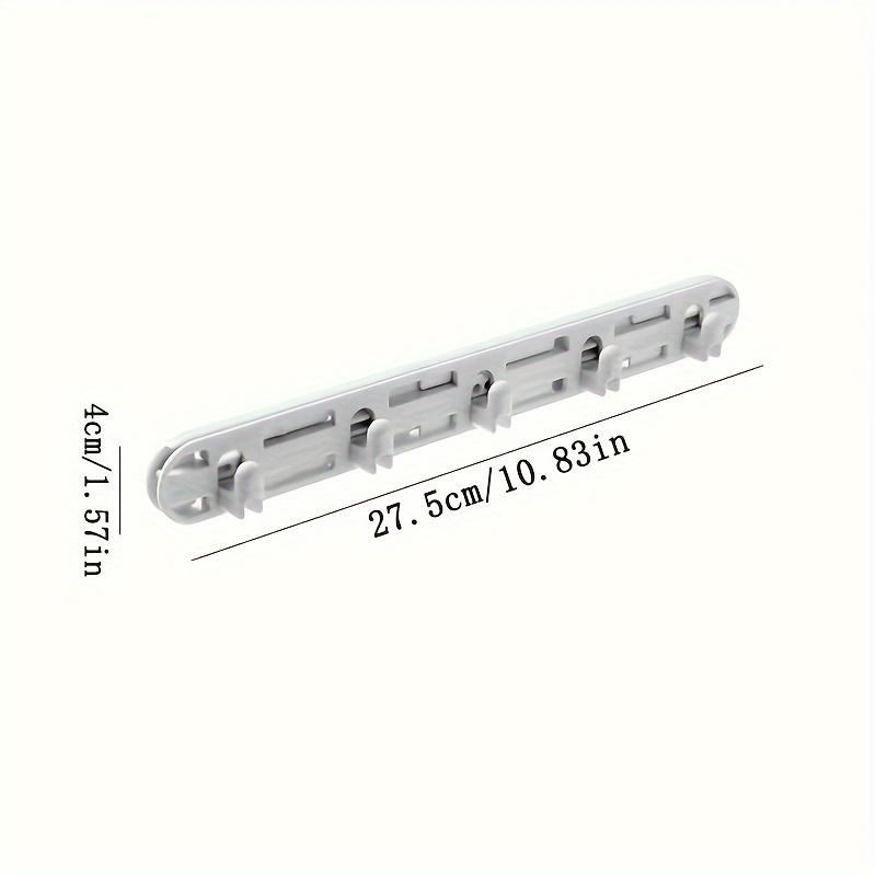 

Retractable Hook Self Storage Hooks Multi Purpose Sliding Rail Utensil Mounted Organizer for Kitchen Bathroom Laundry Room Hooks